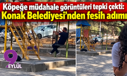 Köpeğe müdahale görüntüleri tepki çekti: Konak Belediyesi’nden fesih adımı