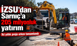 İZSU'dan Sarnıç'a 205 milyonluk yatırım: İki yıllık proje erken tamamlandı