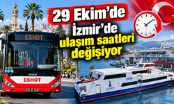 İzmir'de 29 Ekim'e özel ulaşım düzenlemesi
