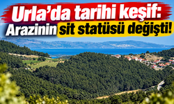 Urla'da tarihi keşif: Arazinin sit statüsü değişti!