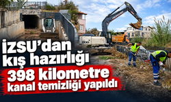 İZSU’dan kış hazırlığı: 398 kilometre kanal temizliği yapıldı