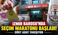 İzmir Barosu'nda seçim maratonu başladı: Dört aday yarışıyor!