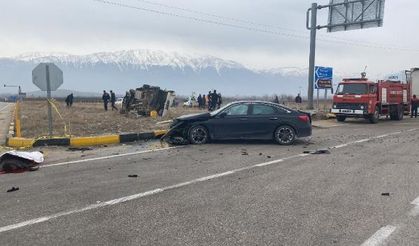 Isparta'da kaza: 1 ölü, 2 yaralı