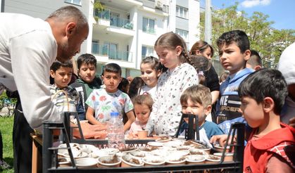 Sakin Mahalle'de çocuklar toprakla buluştu!