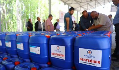 Alabalık üreticisine 10 bin 300 litre dezenfeksiyon