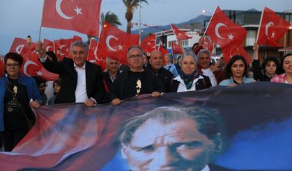 İzmir Güzelbahçe'de 19 Mayıs coşkusu