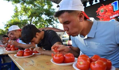 Elmalı'da 'Eskihisar Domates Festivali' yapıldı