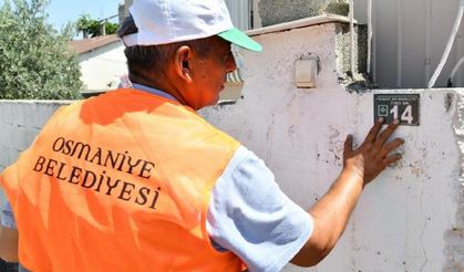 Osmaniye merkezdeki mahallelerde numarataj çalışması tamamlandı