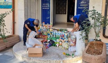 Şanlıurfa'da, tarihi geçmiş gıda ürünleri ele geçti