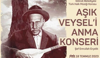 Aşık Veysel türküleriyle Gölcük'te anılacak