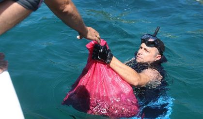 Bodrum denizinden çıkanlar yine şaşırttı! Çöplük gibi