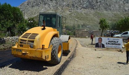 Günnercik yayla yolu asfaltlıyor