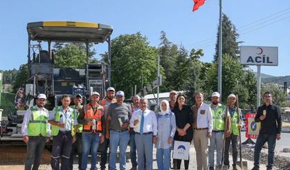 Kütahya'da personeli serinleten ikram