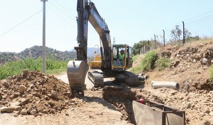 Manisa Yenipazar'da ilave kanalizasyon hattı