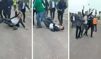 AKP'li meclis üyesi kendini yerlere attı