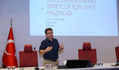 Özel gereksinimli bireyler için afet hazırlığı semineri