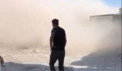 Su deposu, kontrollü şekilde yıkıldı
