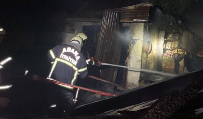 Süt kaynatmak için yaktıkları ateş, evin ardiyesini yaktı