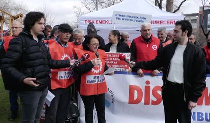 Emeklilerden çadırlı ve küçük tencereli eylem