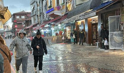 Edirne'yi sağanak vurdu