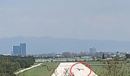 Uçağın pervanesi piste çarptı: 2 yaralı!