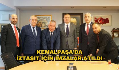 Kemalpaşa'da İZTAŞIT için imzalar atıldı