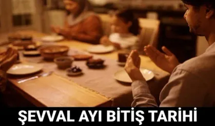 Şevval ayı ne zaman bitecek?