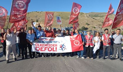 TİP üyelerinden Kürecik Radar Üssü'ne yürüyüş