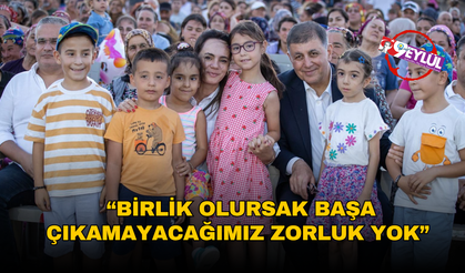 Başkan Tugay Deliktaş’ta konuştu: “Birlik olursak başa çıkamayacağımız zorluk yok”