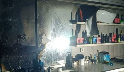 Aydın’da berber dükkanına molotof kokteylli saldırı