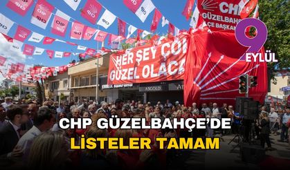 CHP Güzelbahçe'de listeler tamam