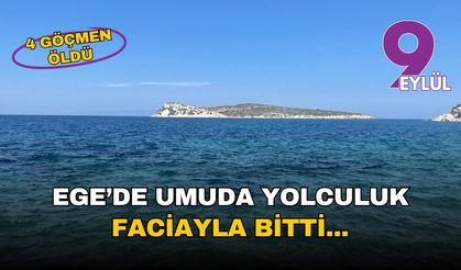 Ege'de umut yolculuğu faciayla bitti: İzmir açıklarında bot battı, 4 kişi can verdi