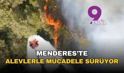 Menderes'te kırmızı alarm: Alevler 'Cennet'i cehenneme çevirdi, ormanın kahramanları havadan ve karadan savaşıyor!