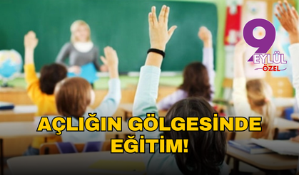 Açlığın gölgesinde eğitim!