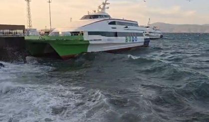 BUDO vapur seferlerini iptal etti