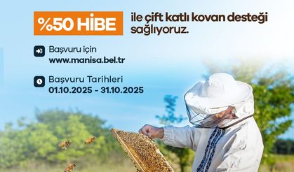 Manisalı arıcılara müjde: Büyükşehir'den yüzde 50 hibeli kovan desteği geliyor