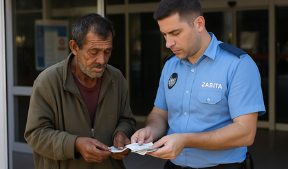 İzmir’de dilencinin yarım saatte topladığı para zabıtayı bile şaşırttı