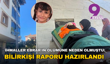 İzmir'de büyük ihmal Ebrar'ın ölümüne neden olmuştu: Bilirkişi raporu hazırlandı