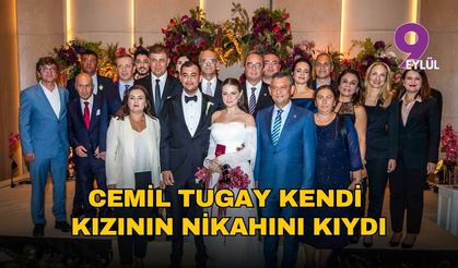 Cemil Tugay kendi kızının nikahını kıydı