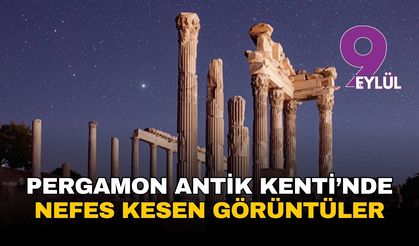 Pergamon Antik Kenti'nde nefes kesen görüntüler