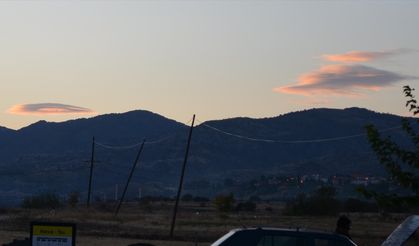 Çorum'da mercek bulutu görüntülendi