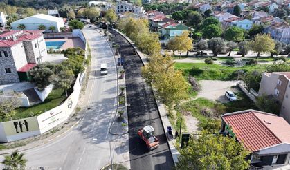 Urla’da iki cadde yenilendi: Kemal Ertan ve Nur Dikmen Caddeleri yeni çehresine kavuştu