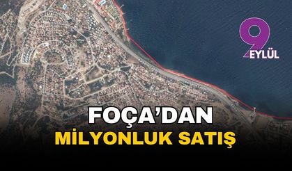 İzmir Foça'da milyonluk satış