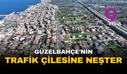 Güzelbahçe'nin kangren olan trafiğine neşter: 87 milyon liralık dev bulvarda ilk etap tamamlandı