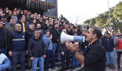 Buca’da yeni yıl öncesi maaş krizi: Çöpler sokakta kalacak, işçi meydanda sabahlayacak