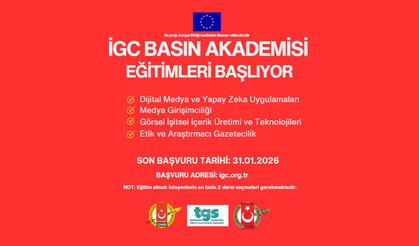 İGC Basın Akademisi'nde yüz yüze ücretsiz eğitim imkanı: Başvurular başladı!