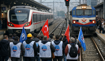 İzmir’de raylar duruyor: TCDD çalışanları greve gidiyor