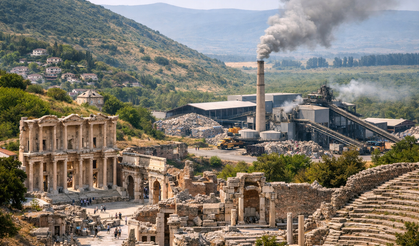 İzmir Efes Selçuk'ta tarihin gölgesinde atık bertaraf tesisi