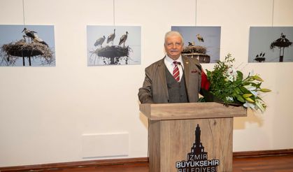 Selçuk’un leylekleri İzmir’de sergilendi