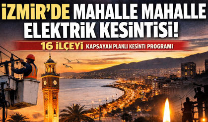Gediz Elektrik’ten İzmir alarmı: 14 Ocak’ta 16 ilçede planlı kesinti var, saat saat duyuruldu